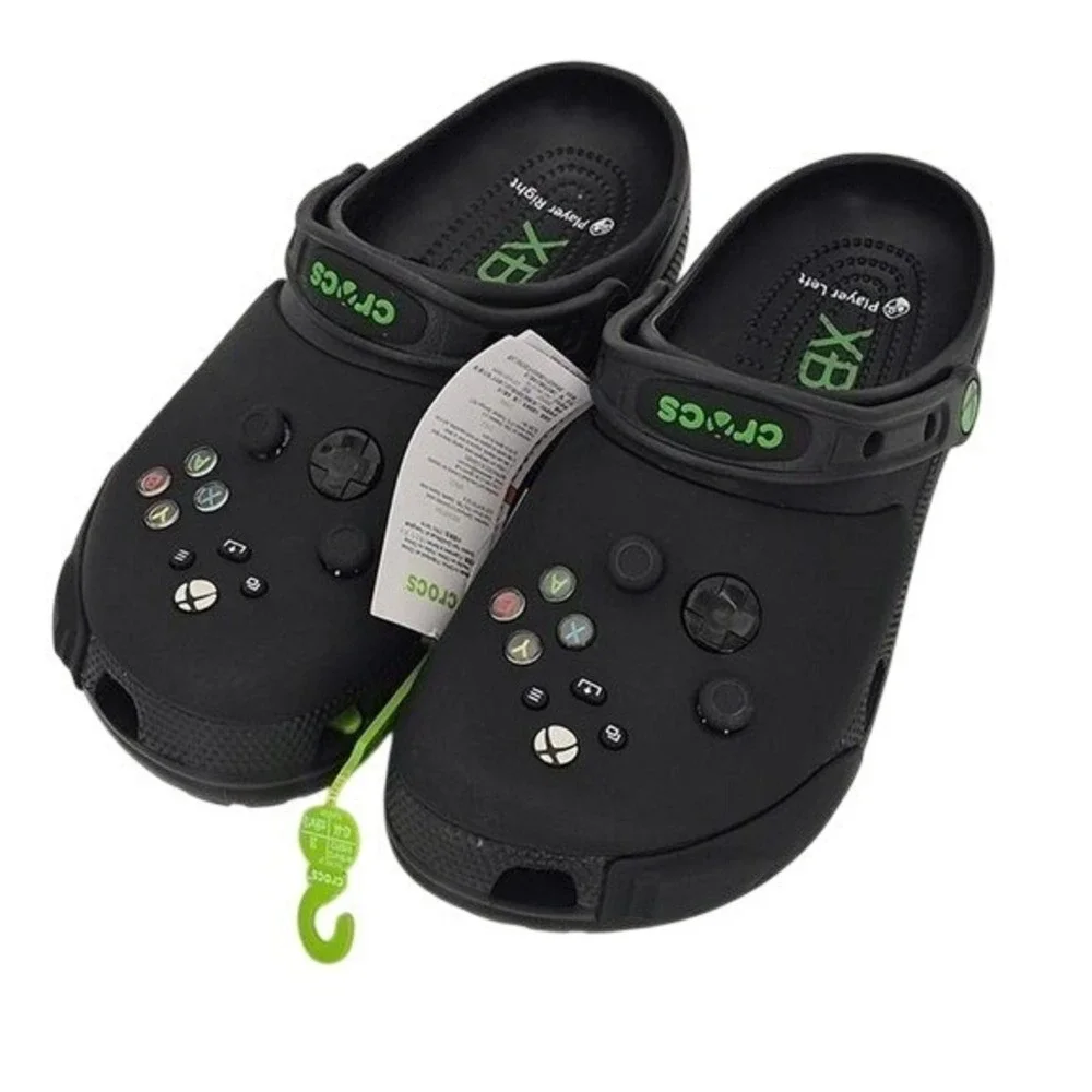 Crocs Xbox Classic Clogs Men's Size 11 Shoes Unisex Black Limited Edition NWT